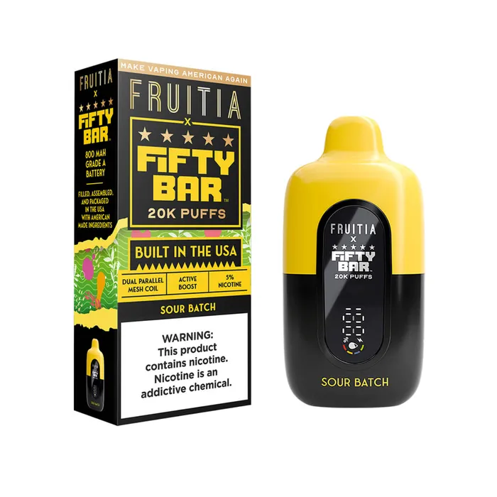 Fruitia x Fifty Bar 20000 Puff Disposable FIFTY BAR BEARD Vibrators