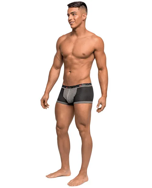 Male Sex Toys Male Power Lingerie Mini Short Sleeve Reversible GrBk XL