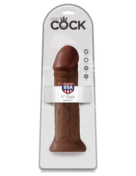 Pipedream Products Dildos King Cock 11 Cock Brown 