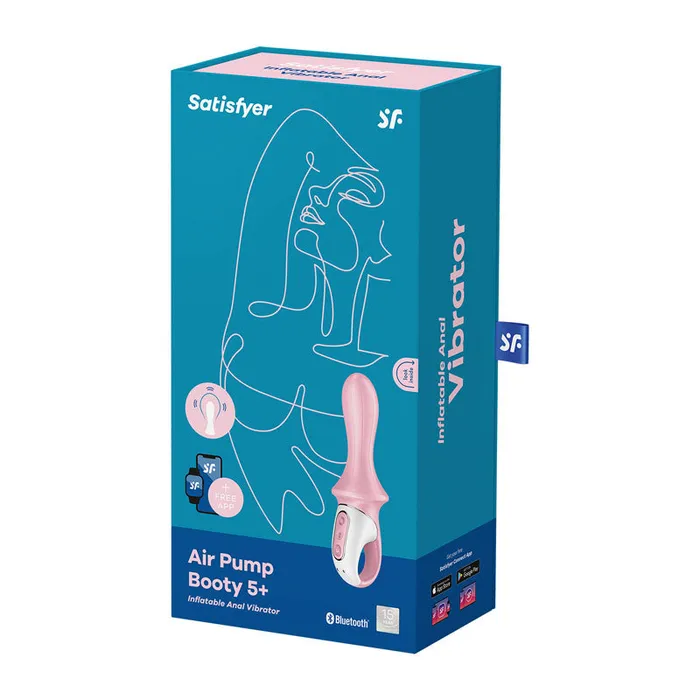 Satisfyer Vibrators Satisfyer Air Pump Booty 5 Red
