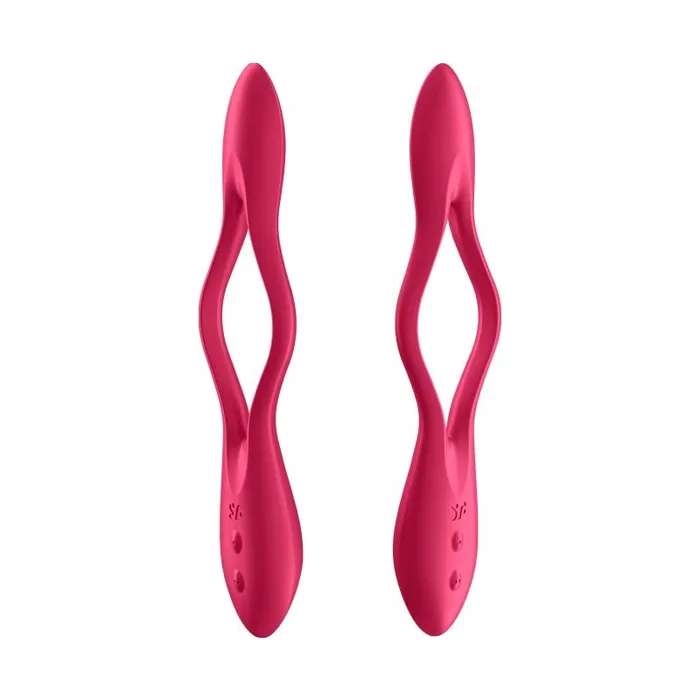 Vibrant Vibes Australia Quality Sex Toys Great Prices Vibrators Satisfyer Elastic Joy Flexible Vibe Red