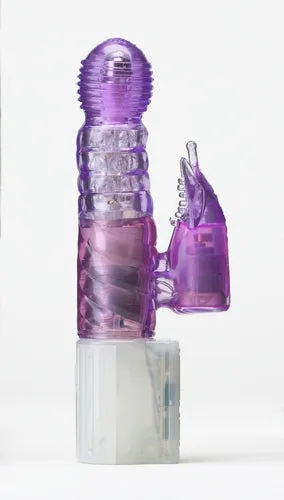 Vibrators Vibratex Butterfly Purple Elastomer