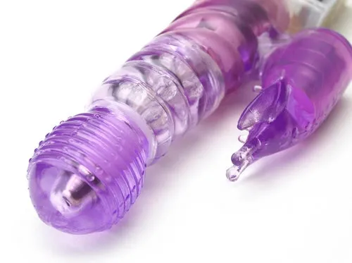 Vibrators Vibratex Butterfly Purple Elastomer
