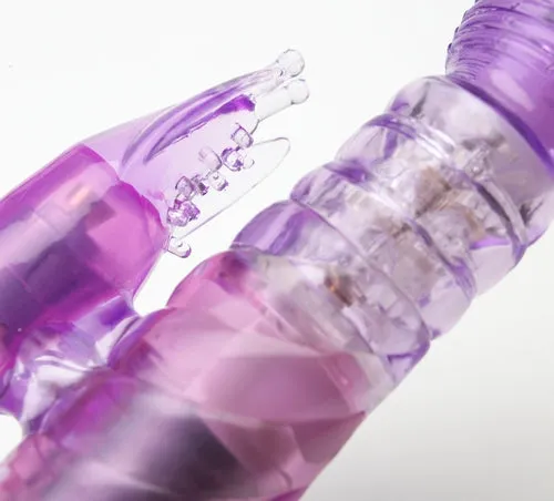 Vibrators Vibratex Butterfly Purple Elastomer