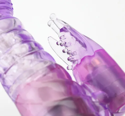Vibrators Vibratex Butterfly Purple Elastomer