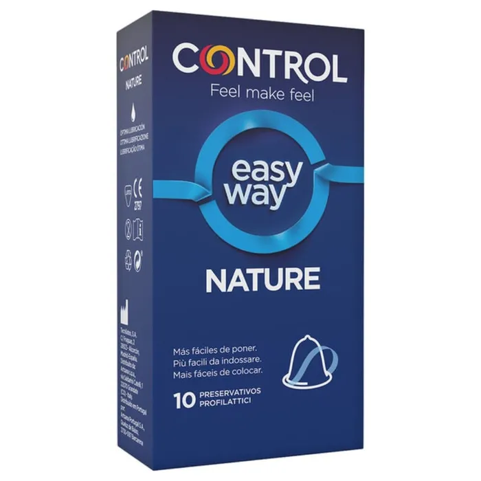 Female Sex Toys CONTROL CONDOMS CONTROLLA NATURA EASY WAY 10 UNIT