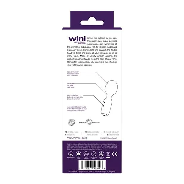 VeDo Vibrators Wini Powerful Mini Wand