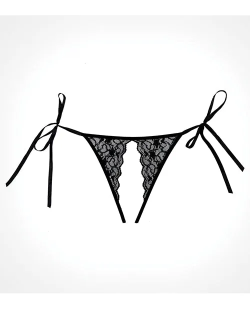 Allure Lingerie Anal Adore Lolita Panty Black Os