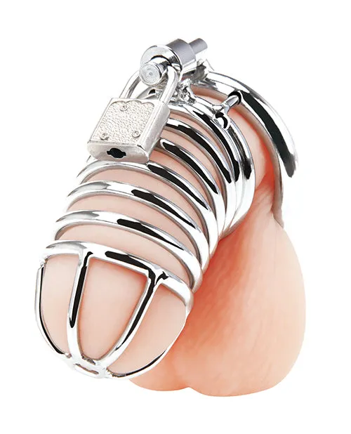 Blue Line Deluxe Chastity Cage Electric Eel Male Sex Toys