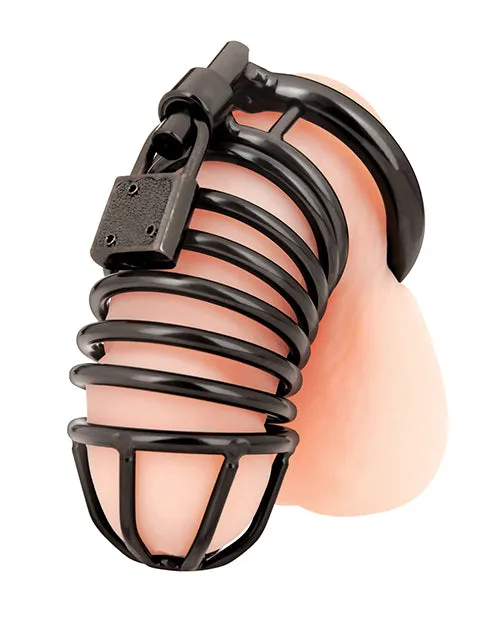 Blue Line Deluxe Chastity Cage Electric Eel Male Sex Toys