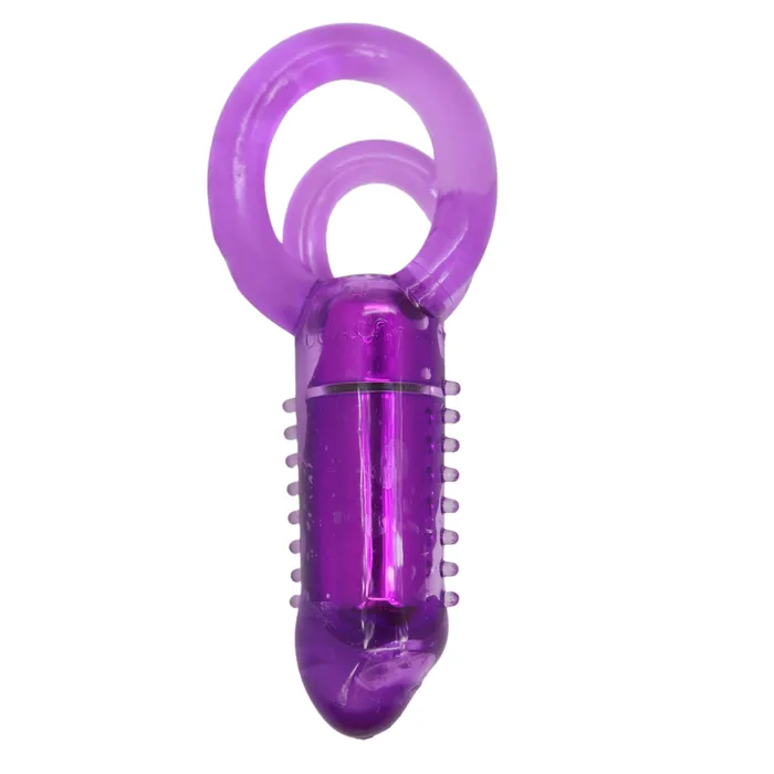Pink BOB Male Sex Toys Nubby Vibrating Couples Cock Ring