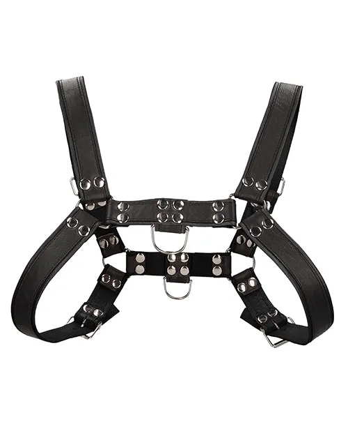 Shots Anal Shots Uomo Chest Bulldog Harness Smallmedium Black
