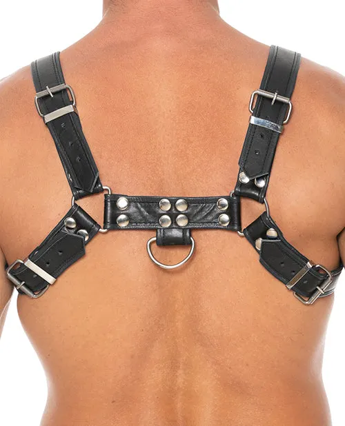 Shots Anal Shots Uomo Chest Bulldog Harness Smallmedium Black