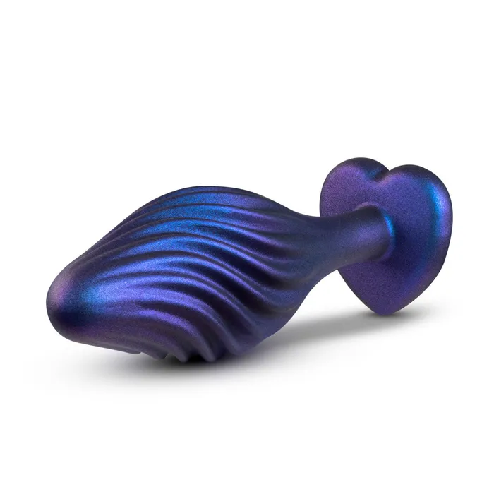 Anal Blush Anal Adventures Matrix By Blush Swirling Bling Sapphire 45Inch Anal Plug