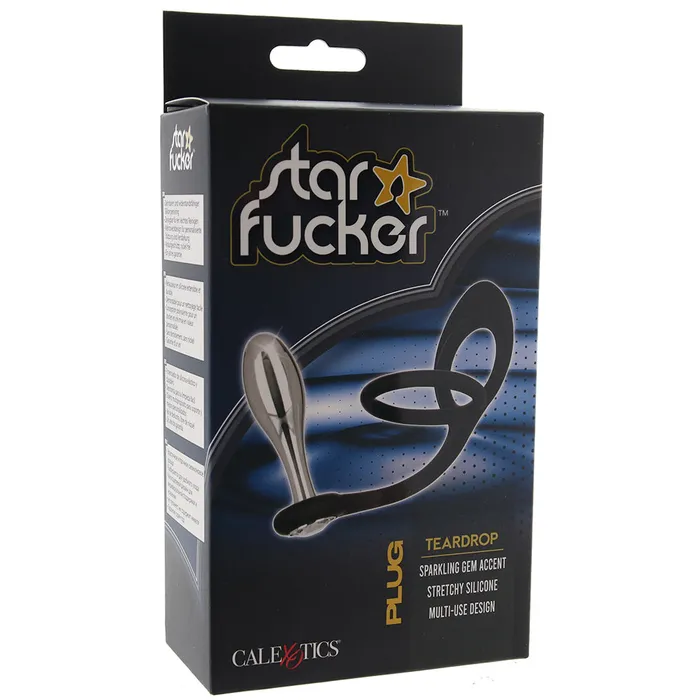 Anal CalExotics Star Fker Erection Enhancer and Teardrop Plug Anal CalExotics Star Fker Erection Enhancer and Teardrop Plug