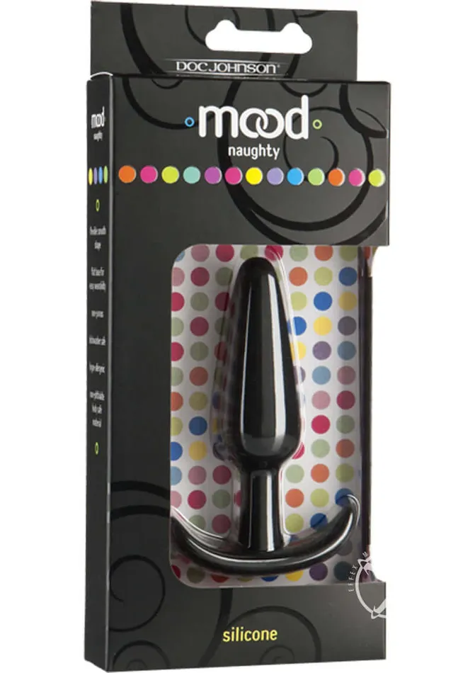 Anal Mood Naughty Medium Black Anal Plug Dive into New Sensations Doc Johnson Enterprises Anal Mood Naughty Medium Black Anal Plug Dive into New Sensations Doc Johnson Enterprises