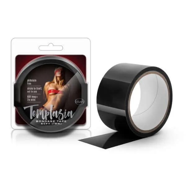 Anal Temptasia Bondage Tape 60 feet Black from Blush Novelties Blush Novelties Anal Temptasia Bondage Tape 60 feet Black from Blush Novelties Blush Novelties
