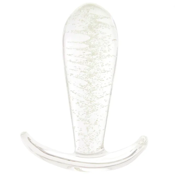 Anal XGen Whipsmart Glow In The Dark Glass Drop Butt Plug