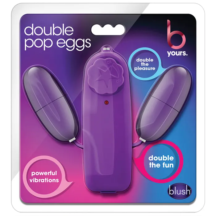 BLUSH B Yours Double Pop EggsPlum Vibrators