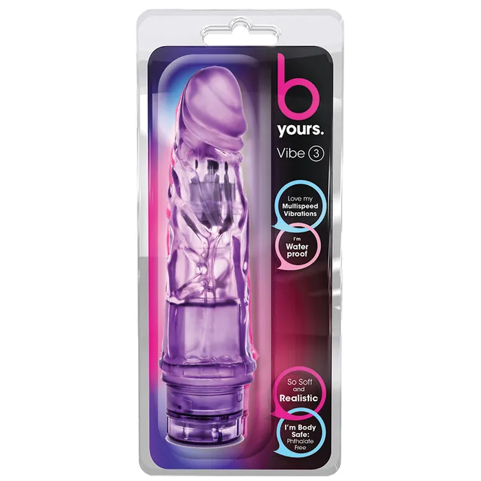 BLUSH Vibrators B Yours Vibe 3Purple 775