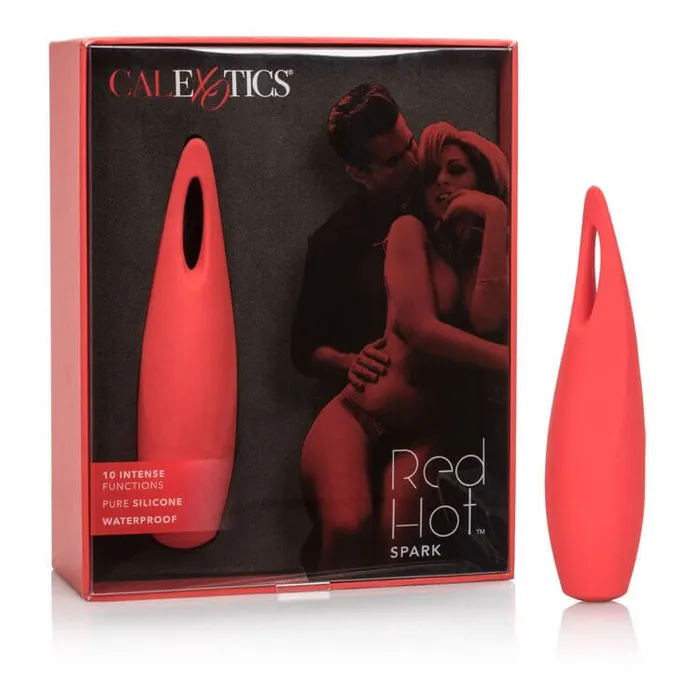 California Exotic Novelties Red Hots Spark Clitoral Encaser Massager 10 Powerful Functions for Ultimate Pleasure Vibrators California Exotic Novelties Red Hots Spark Clitoral Encaser Massager 10 Powerful Functions for Ultimate Pleasure Vibrators