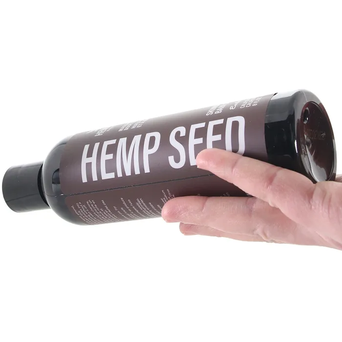 Couples Earthly Body Hemp Seed Massage Oil 8oz236ml in Skinny Dip