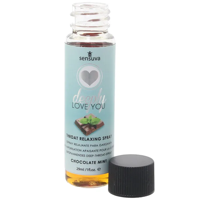 Deeply Love You Throat Relaxer 1oz29ml in Chocolate Mint Sensuva Vibrators Deeply Love You Throat Relaxer 1oz29ml in Chocolate Mint Sensuva Vibrators