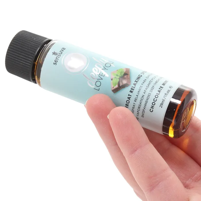Deeply Love You Throat Relaxer 1oz29ml in Chocolate Mint Sensuva Vibrators