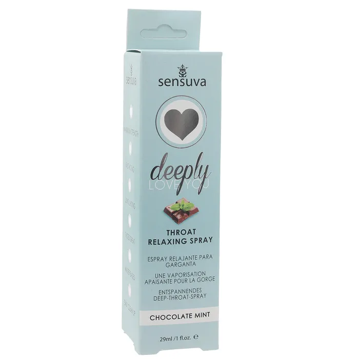 Deeply Love You Throat Relaxer 1oz29ml in Chocolate Mint Sensuva Vibrators