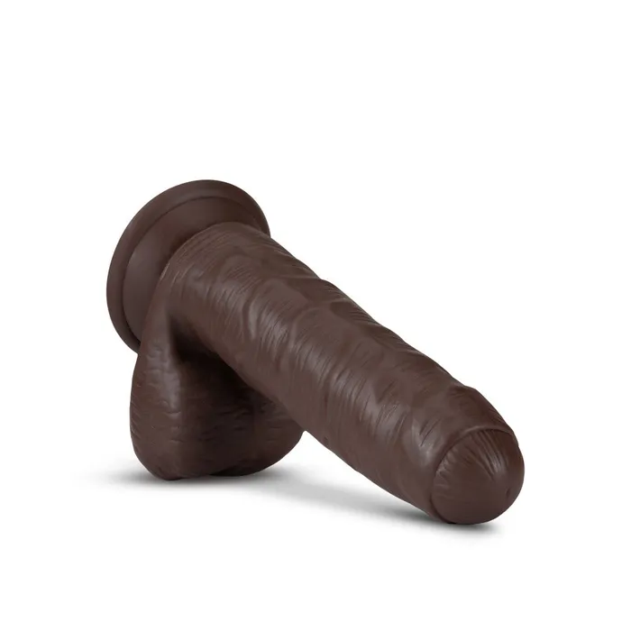 Dildos Blush Coverboy By Blush Pierre The Chef Realistic Chocolate 7Inch Long Dildo With Balls Suction Cup Base