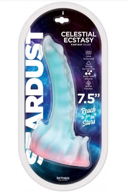 Dildos HOTT Products Stardust Celestial Ecstasy 75 Silicone Dildo Texturized Suction Base Dildo by Hott Products Dildos HOTT Products Stardust Celestial Ecstasy 75 Silicone Dildo Texturized Suction Base Dildo by Hott Products