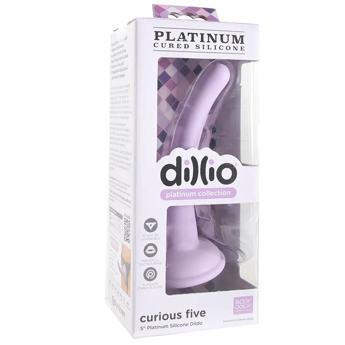 Dillio Platinum Curious Five Dildo in Lavender Pipedream Dildos