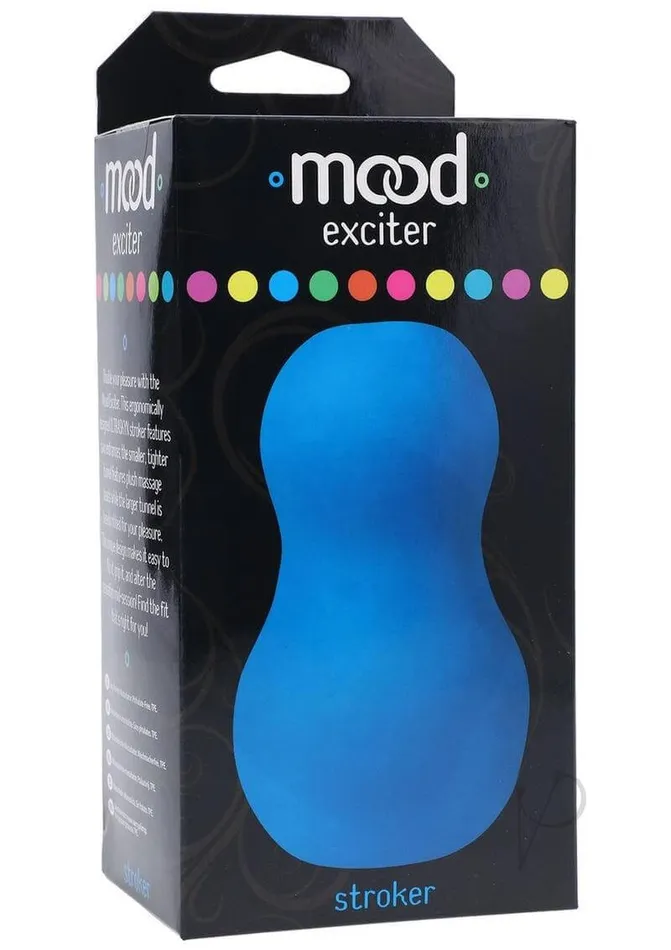 Doc Johnson Enterprises Male Sex Toys Mood Exciter Blue DualEntrance ULTRASKYN Stroker Doc Johnson Enterprises Male Sex Toys Mood Exciter Blue DualEntrance ULTRASKYN Stroker
