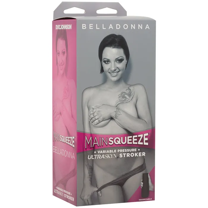 Doc Johnson Male Sex Toys Main Squeeze Belladonna Stroker PussyVanilla