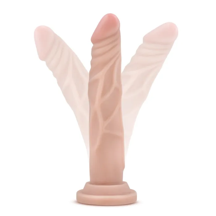 Dr Skin By Blush Realistic Cock Realistic Beige 75Inch Long Dildo With Suction Cup Base Blush Dildos