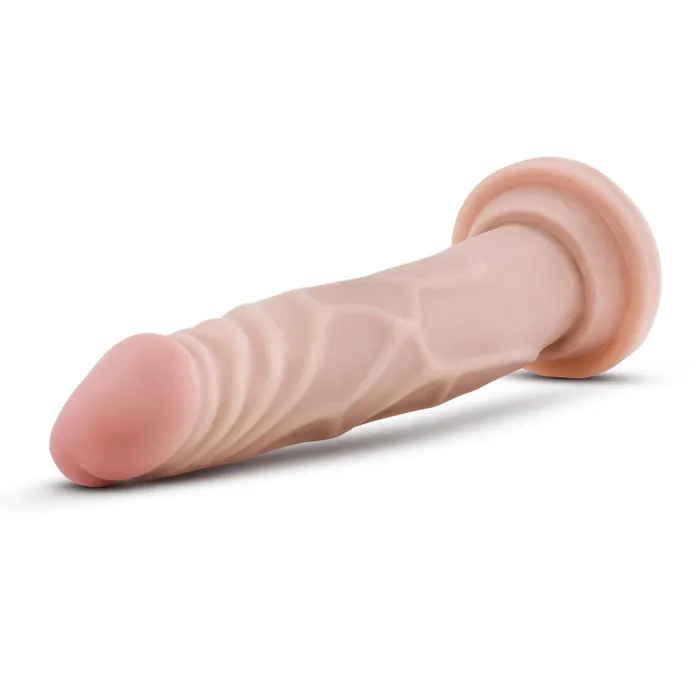Dr Skin By Blush Realistic Cock Realistic Beige 75Inch Long Dildo With Suction Cup Base Blush Dildos