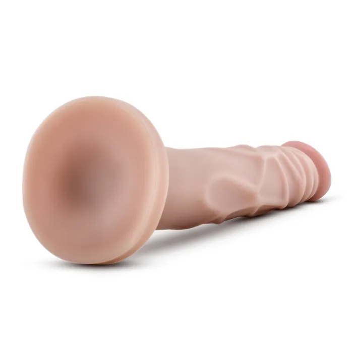 Dr Skin By Blush Realistic Cock Realistic Beige 75Inch Long Dildo With Suction Cup Base Blush Dildos