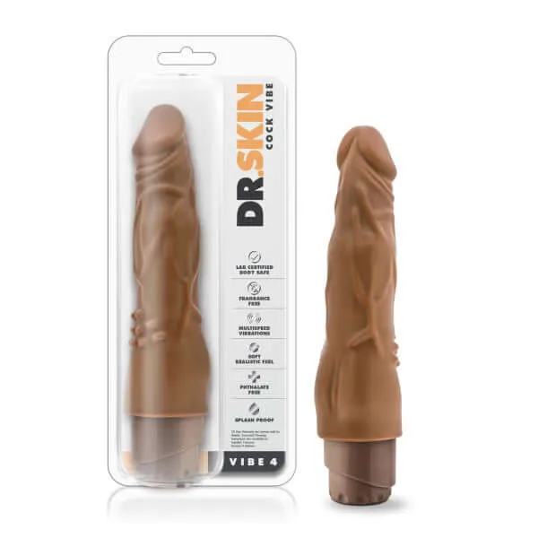 Female Sex Toys Blush Novelties Dr Skin Cock Vibe Vibe 4 Mocha Brown Realistic Vibrating Dildo Female Sex Toys Blush Novelties Dr Skin Cock Vibe Vibe 4 Mocha Brown Realistic Vibrating Dildo