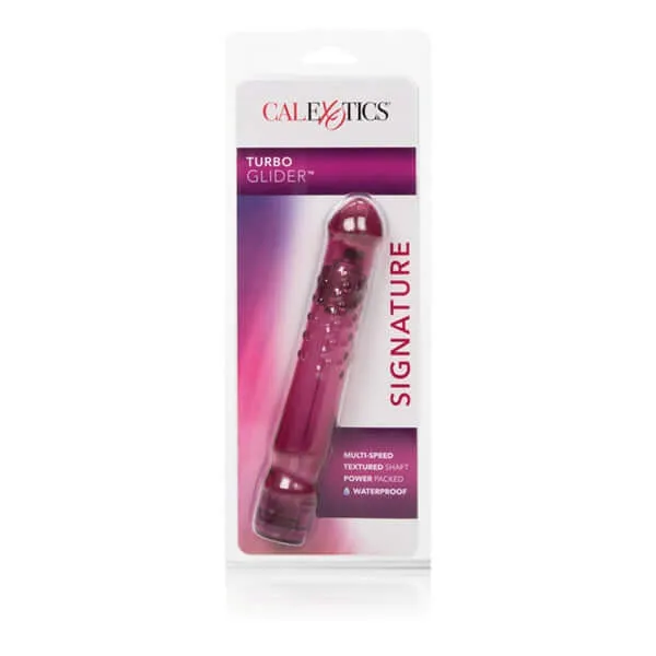 Female Sex Toys California Exotic Novelties Waterproof Turbo Glider Raspberry Crush Vibrator