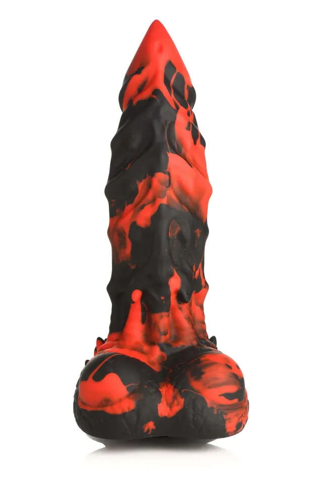 Female Sex Toys XR Brands Fire Demon Monster Silicone Dildo Ignite Passion with XR Brands