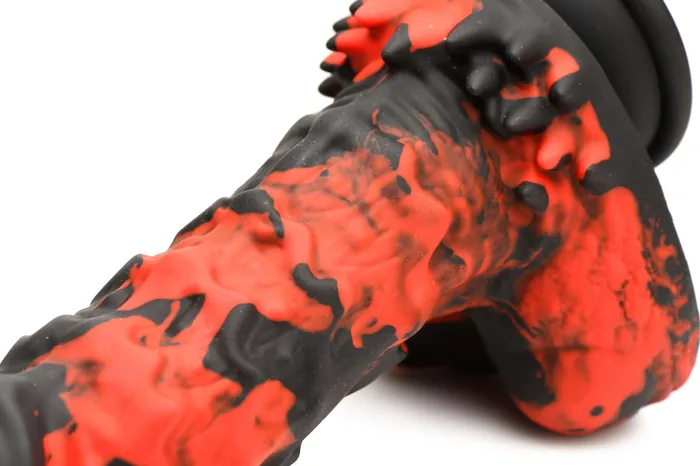 Female Sex Toys XR Brands Fire Demon Monster Silicone Dildo Ignite Passion with XR Brands