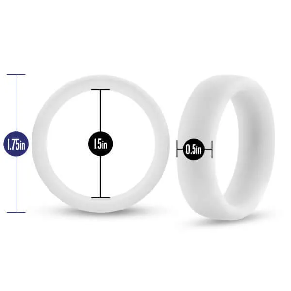Illuminate Your Intimate Moments with Performance Silicone Glo Cock Ring Blush Novelties Male Sex Toys