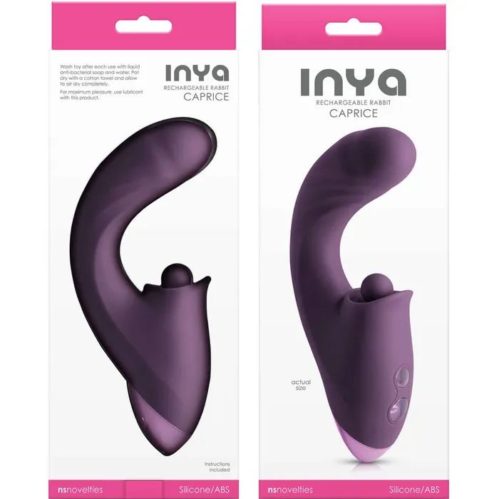 Inya Caprice Purple Thrusting Percussive Vibrations for GSpot Clitoral Stimulation NS Novelties Vibrators Inya Caprice Purple Thrusting Percussive Vibrations for GSpot Clitoral Stimulation NS Novelties Vibrators
