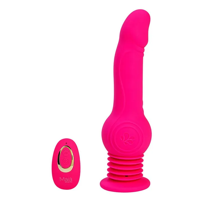 Maia Toys Female Sex Toys Tegan Jumping Vibrating Dong with Remote Control Experience Thrilling Sensations by Maia Novelties Maia Toys Female Sex Toys Tegan Jumping Vibrating Dong with Remote Control Experience Thrilling Sensations by Maia Novelties