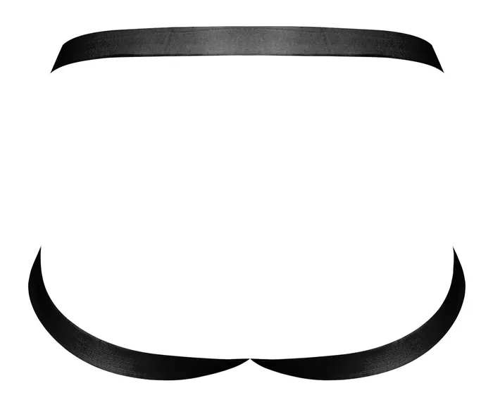 Male Power Lingerie Rude Awakening Ring Jock Strap Black LXL Unleash Your Sensual Playfulness in Style Anal