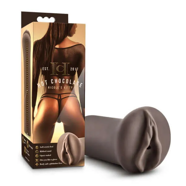 Male Sex Toys Blush Novelties Hot Chocolate Nicoles Kitty Chocolate Brown Vagina Stroker Male Sex Toys Blush Novelties Hot Chocolate Nicoles Kitty Chocolate Brown Vagina Stroker