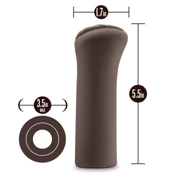 Male Sex Toys Blush Novelties Hot Chocolate Nicoles Kitty Chocolate Brown Vagina Stroker