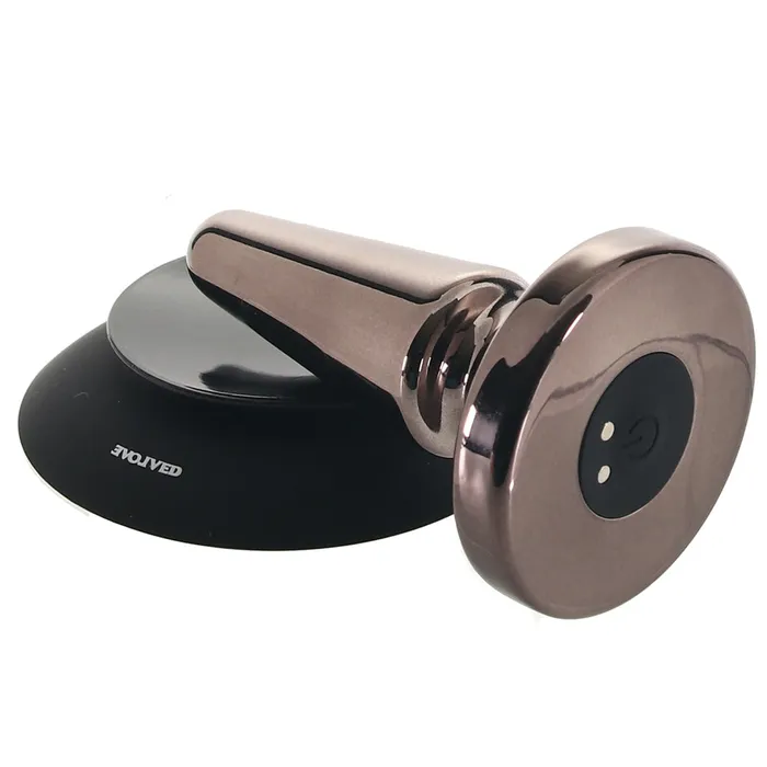 Male Sex Toys Evolved Novelties Beginner Vibrating Metal Plug with Suction Base