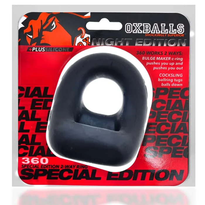 Male Sex Toys OXBALLS Elevate Your Pleasure with the Versatile 360 Dual Use Cock Ring Night from Oxballs Male Sex Toys OXBALLS Elevate Your Pleasure with the Versatile 360 Dual Use Cock Ring Night from Oxballs