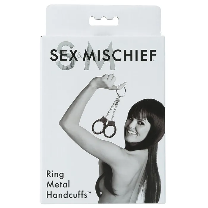 Male Sex Toys Sportsheets SM Ring Metal Handcuffs
